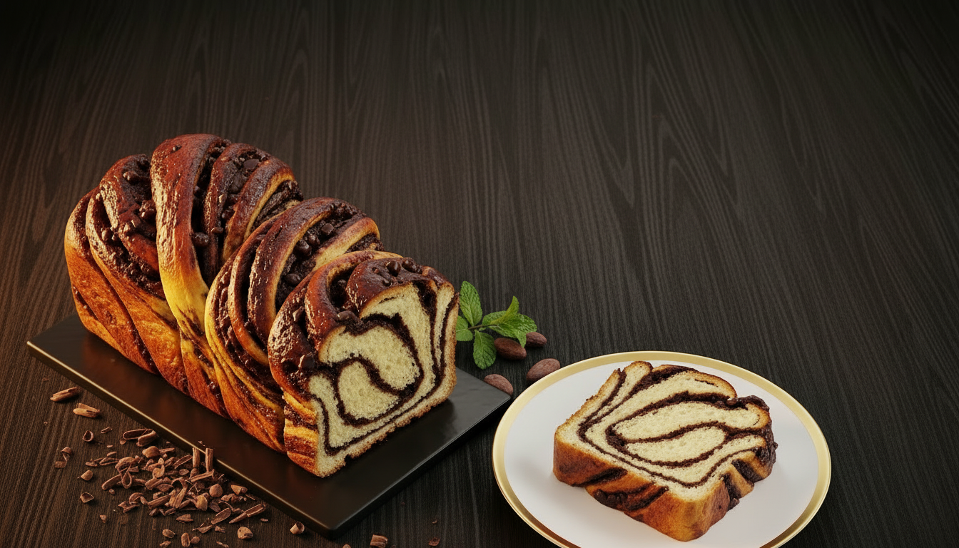 Milk Chocolate Babka with 42% Milk Chocolate